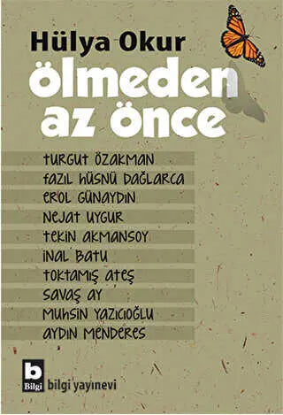 Ölmeden Az Önce - Söyleşi Kitapları | Avrupa Kitabevi