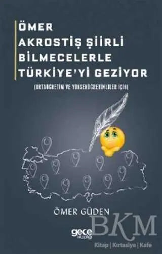 Ömer Akrostiş Şiirli Bilmecelerle Türkiye`yi Geziyor - Şiir Kitapları | Avrupa Kitabevi