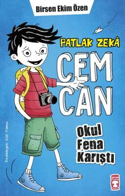 Patlak Zeka Cemcan - Okul Fena Karıştı Fleksi Cilt - Hikayeler | Avrupa Kitabevi