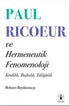 Paul Ricoeur ve Hermeneutik Fenomenoloji - Kişisel Gelişim Kitapları | Avrupa Kitabevi