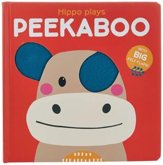 Peekaboo with Felt Flaps: Hippo Plays Peekaboo - Hikayeler | Avrupa Kitabevi