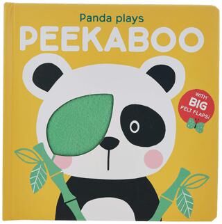 Peekaboo with Felt Flaps: Panda Plays Peekaboo - Hikayeler | Avrupa Kitabevi