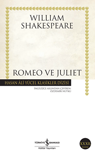 Romeo ve Juliet - Senaryo Kitapları | Avrupa Kitabevi