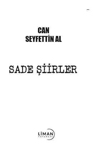 Sade Şiirler - Şiir Kitapları | Avrupa Kitabevi