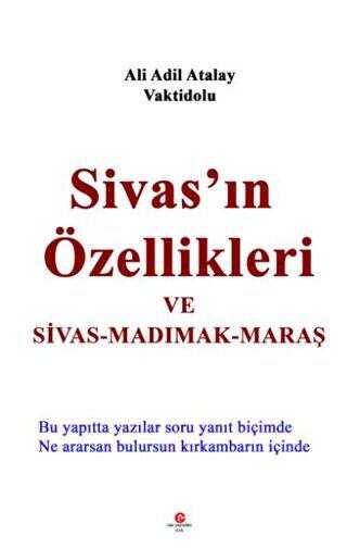 Sivas`ın Özellikleri ve Sivas - Madımak - Maraş - Genel İnsan Ve Toplum Kitapları | Avrupa Kitabevi