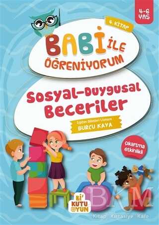 Sosyal-Duygusal Beceriler - Babi İle Öğreniyorum 4. Kitap - Zeka Gelişimi Kitapları | Avrupa Kitabevi