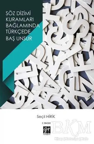 Söz Dizimi Kuramları Bağlamında Türkçede Baş Unsur - Dil Bilim Kitapları | Avrupa Kitabevi