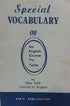 Special Vocabulary for Turks - İngilizce Sözlükler | Avrupa Kitabevi