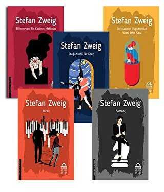 Stefan Zweig Set 5 Kitap Takım - Roman | Avrupa Kitabevi