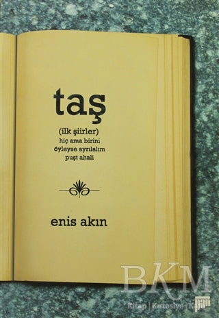 Taş - Şiir Kitapları | Avrupa Kitabevi