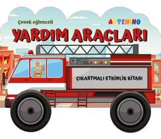 Taşıtlar Serisi - Yardım Araçları Çıkartmalı Etkinlik Kitabı - Çıkartmalı Kitaplar | Avrupa Kitabevi