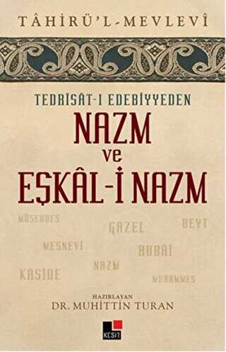 Tedrisat-ı Edebiyyeden Nazm ve Eşkal-i Nazım - Divan Edebiyatı ve Halk Edebiyatı Kitapları | Avrupa Kitabevi