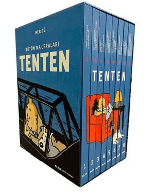 Tenten`in Maceraları 8 Kitap Takım Kutulu - Çizgi Roman Kitapları | Avrupa Kitabevi