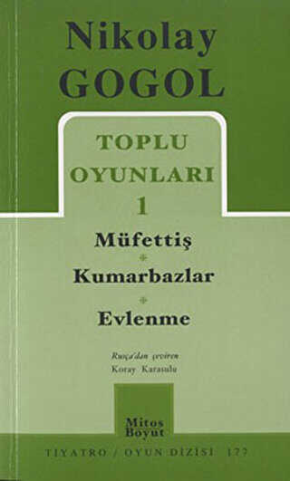 Toplu Oyunları 1 Müfettiş - Kumarbazlar - Evlenme - Senaryo Kitapları | Avrupa Kitabevi