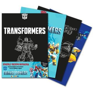 Transformers Sihirli Resim Boyama – Ahşap Kalem Hediyeli - Çocuk Boyama Kitapları | Avrupa Kitabevi