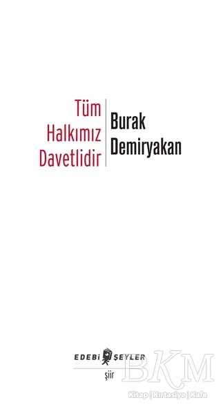 Tüm Halkımız Davetlidir - Şiir Kitapları | Avrupa Kitabevi
