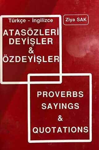 Türkçe- İngilizce Atasözleri Deyişleri ve Özdeyişler - Atasözleri,Deyimler ve Terimler Sözlüğü | Avrupa Kitabevi