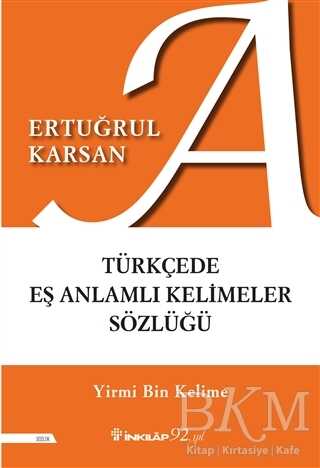 Türkçede Eş Anlamlı Kelimeler Sözlüğü - Sözlükler | Avrupa Kitabevi