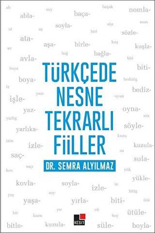 Türkçede Nesne Tekrarlı Fiiller - Dil Bilim Kitapları | Avrupa Kitabevi