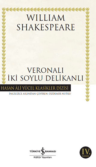 Veronalı İki Soylu Delikanlı - Senaryo Kitapları | Avrupa Kitabevi