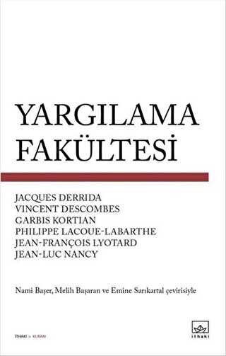 Yargılama Fakültesi - Eleştiri İnceleme ve Kuram Kitapları | Avrupa Kitabevi