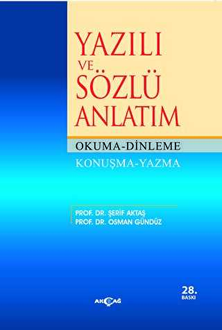 Yazılı ve Sözlü Anlatım - Araştıma ve İnceleme Kitapları | Avrupa Kitabevi