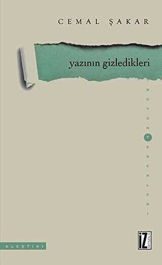 Yazının Gizledikleri - Eleştiri İnceleme ve Kuram Kitapları | Avrupa Kitabevi