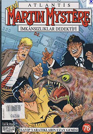 Yeni Martin Mystere Sayı: 76 Kayıp Yaratıkların Uzay Gemisi - Çizgi Roman Kitapları | Avrupa Kitabevi