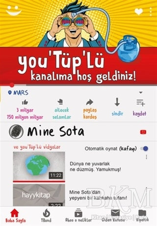 You‘Tüp’lü Kanalıma Hoş Geldiniz! - Mizah Kitapları | Avrupa Kitabevi